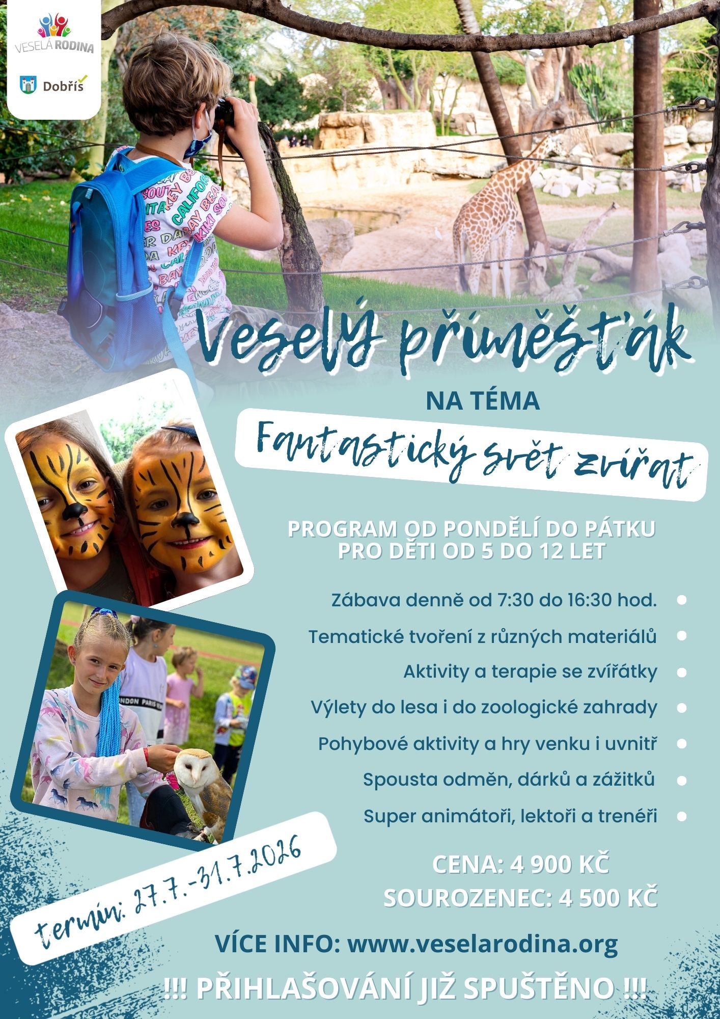 Veselé příměšťáky 26 letak zviratka